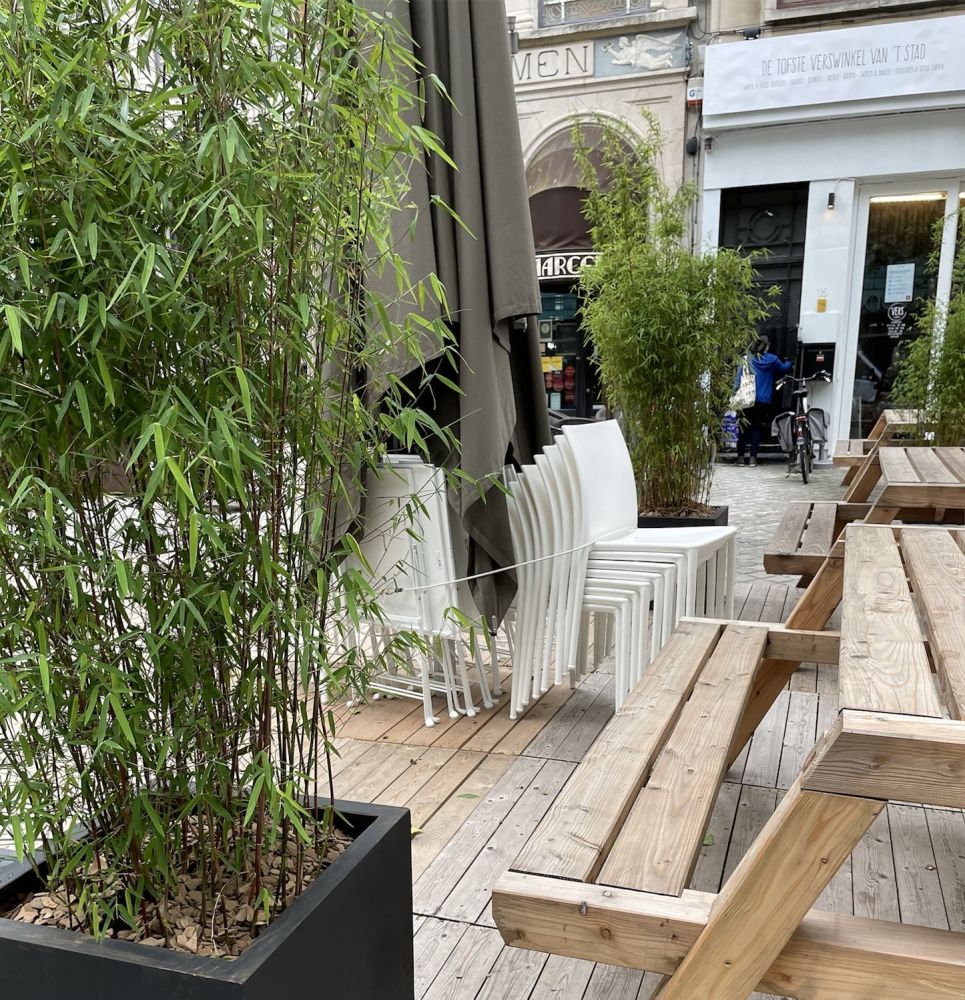 Bar d'été à la mer