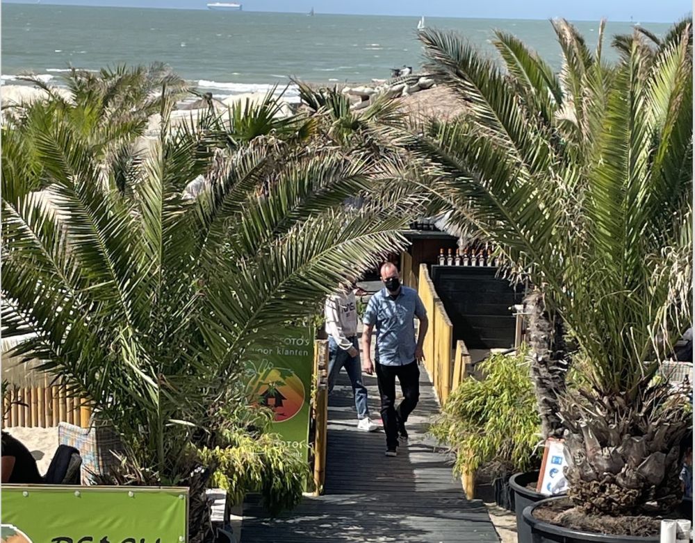 Zomerbar aan zee